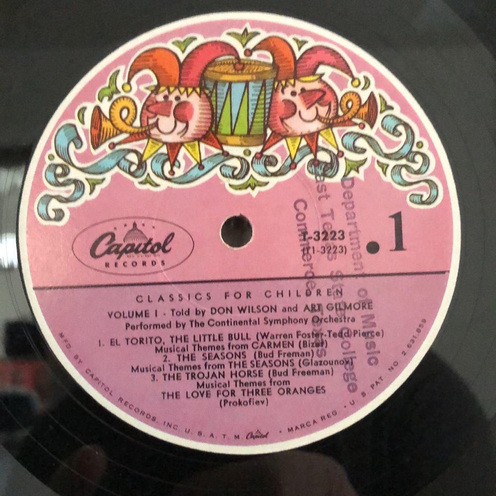 Classics For Children Vinyl Lp